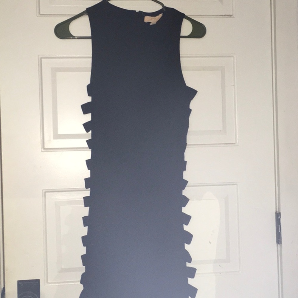 Black mini dress